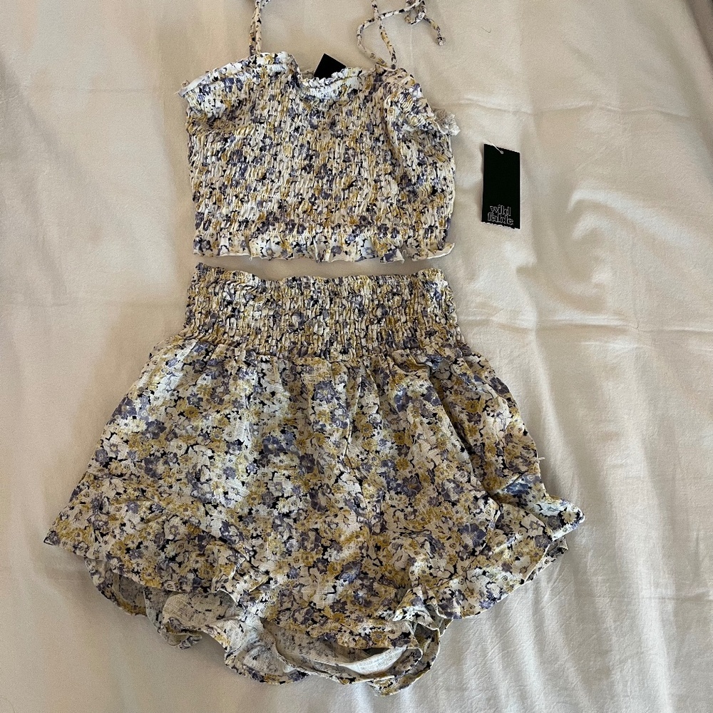 Wild Fable Floral Set Multi Colored Women’s Size XS NWT